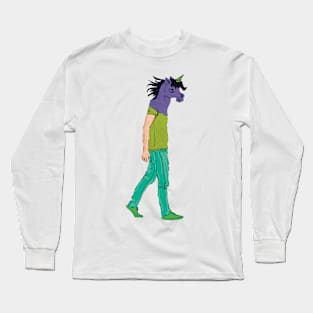 Horseman violet Long Sleeve T-Shirt